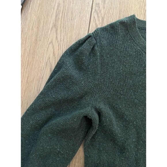 EUC Madewell XL Womens Green Merino Wool Blend Sweater - Picture 3 of 7